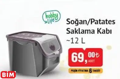 HOBBY LİFE SOĞAN / PATATES SAKLAMA KABI HOBBY LİFE SOĞAN / PATATES SAKLAMA KABI